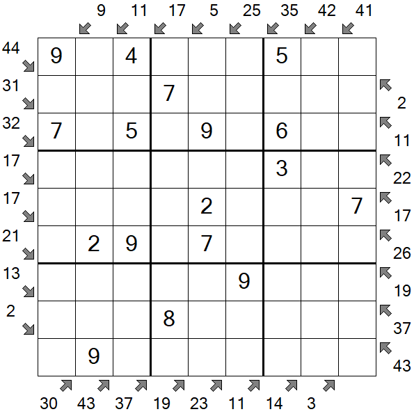 Little Killer Sudoku - Einfach
