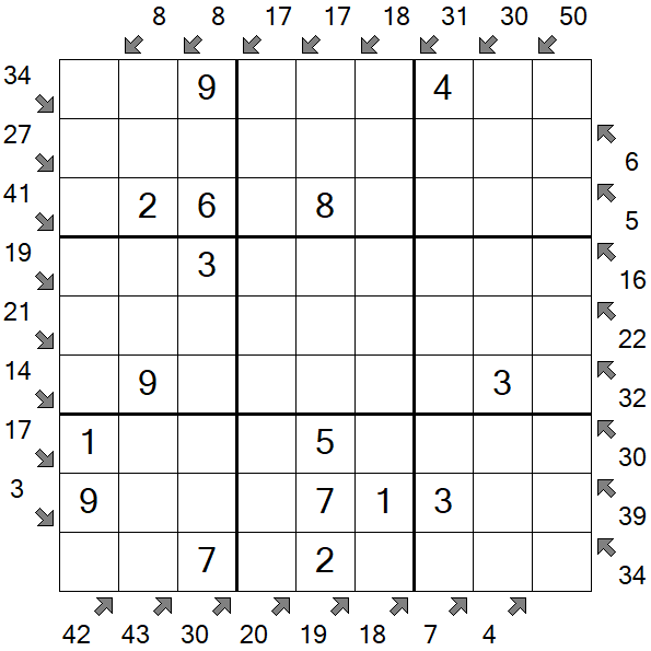 Little Killer Sudoku - Easy