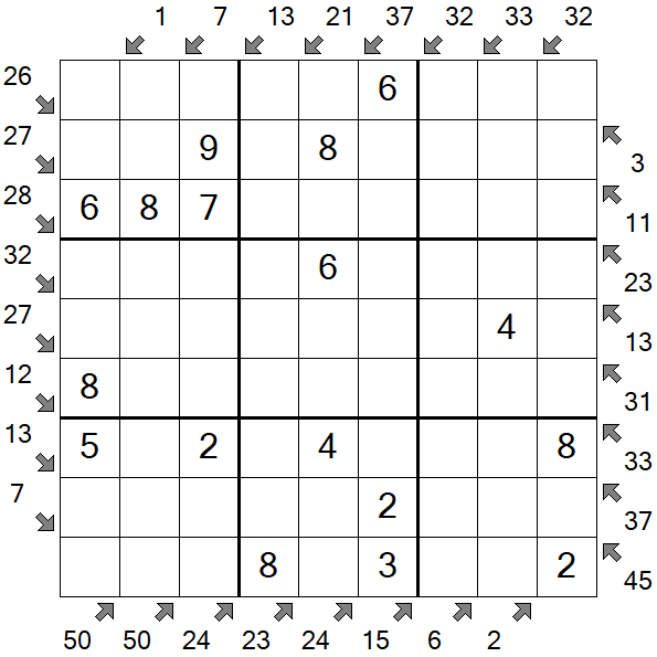Little Killer Sudoku - Einfach