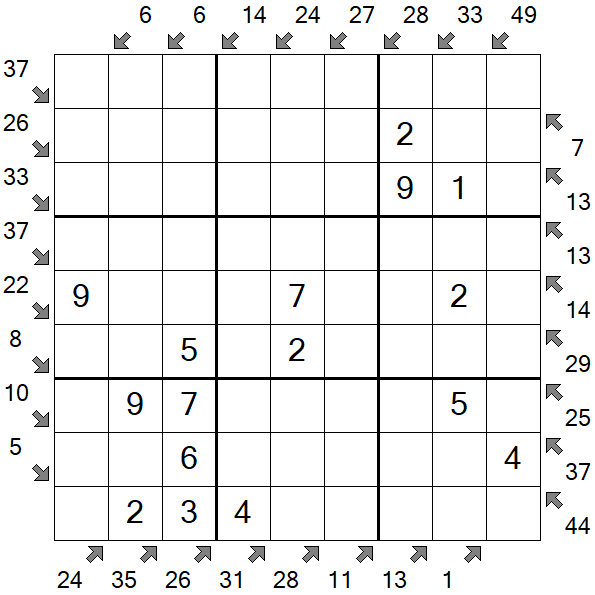 Little Killer Sudoku - Fácil