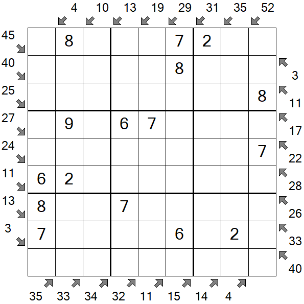 Little Killer Sudoku - Fácil