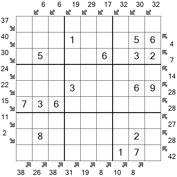 Little Killer Sudoku - Fácil