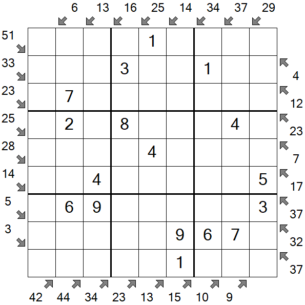 Little Killer Sudoku - Fácil