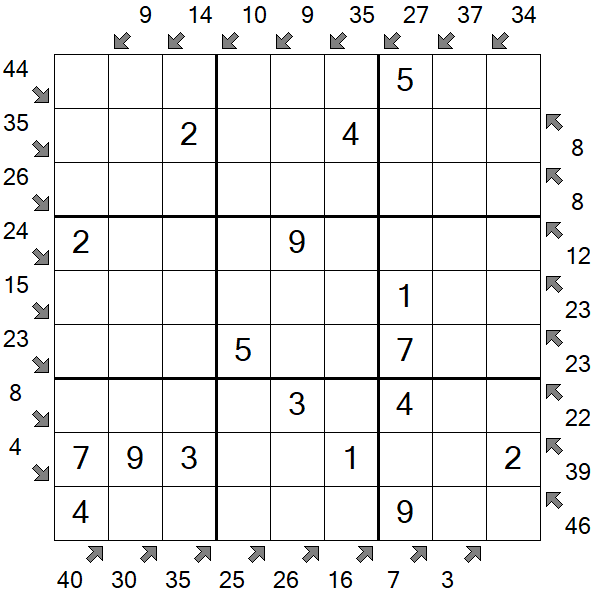 Little Killer Sudoku - Fácil