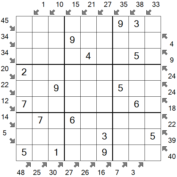 Little Killer Sudoku - Fácil