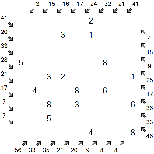 Little Killer Sudoku - Fácil