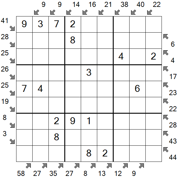 Little Killer Sudoku - Fácil