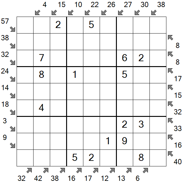 Little Killer Sudoku - Fácil