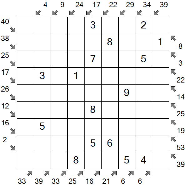 Little Killer Sudoku - Fácil