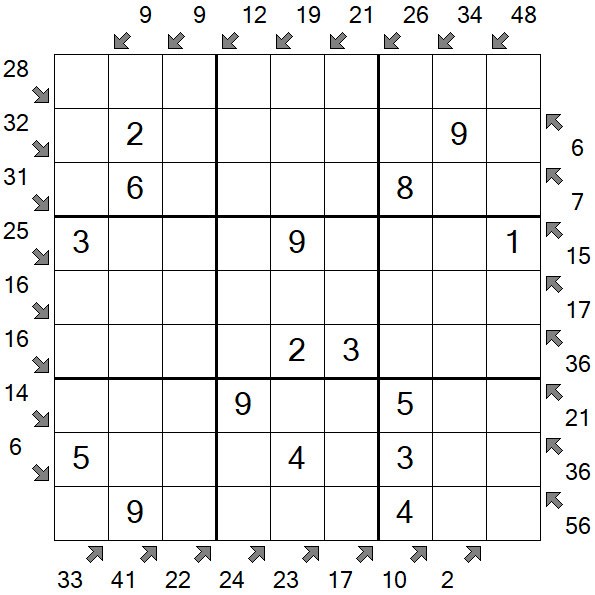 Little Killer Sudoku - Fácil
