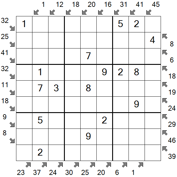 Little Killer Sudoku - Fácil