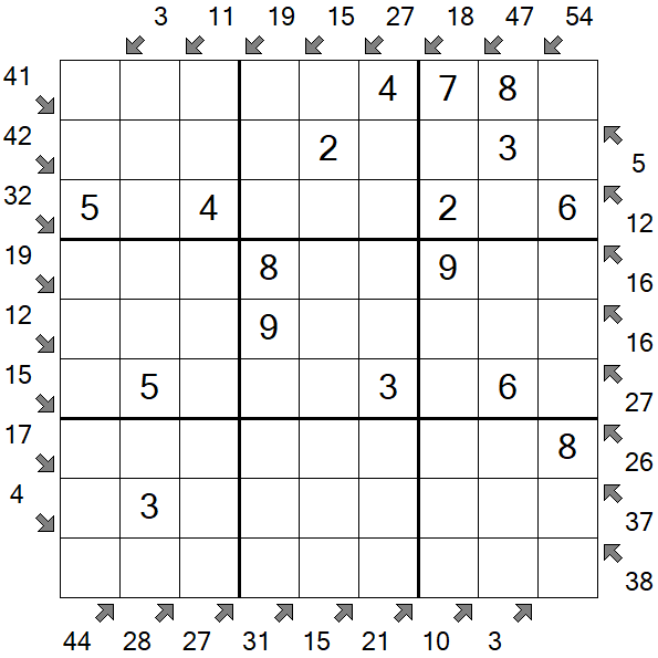 Little Killer Sudoku - Easy