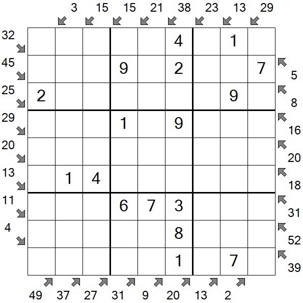 Little Killer Sudoku - Einfach