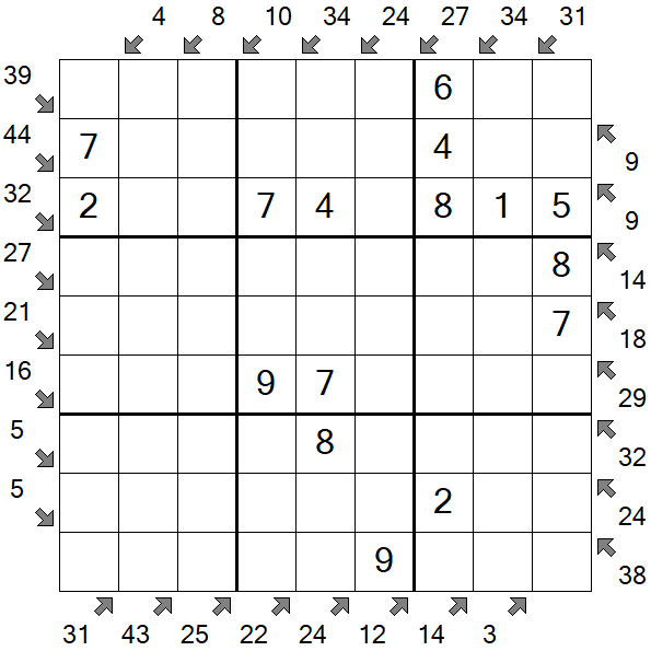 Little Killer Sudoku - Einfach