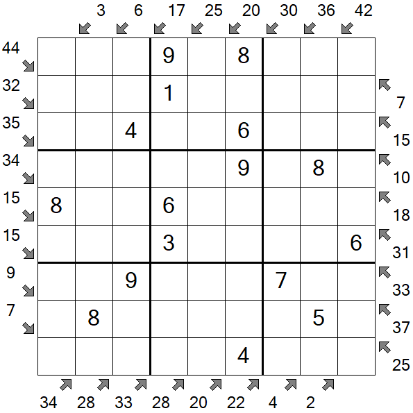 Little Killer Sudoku - Easy
