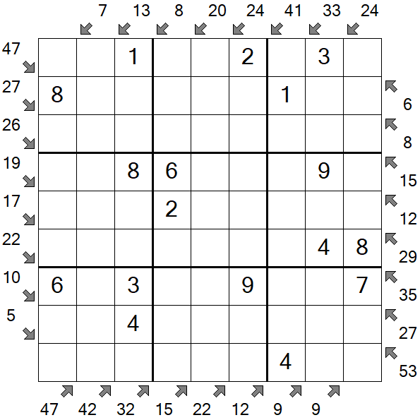 Little Killer Sudoku - Einfach