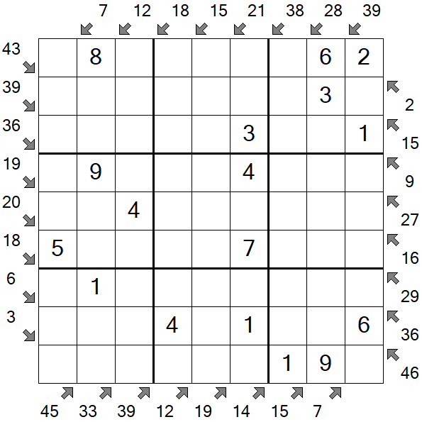 Little Killer Sudoku - Easy