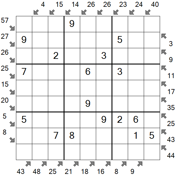 Little Killer Sudoku - Einfach
