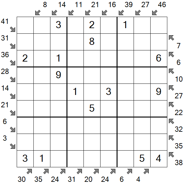 Little Killer Sudoku - Einfach