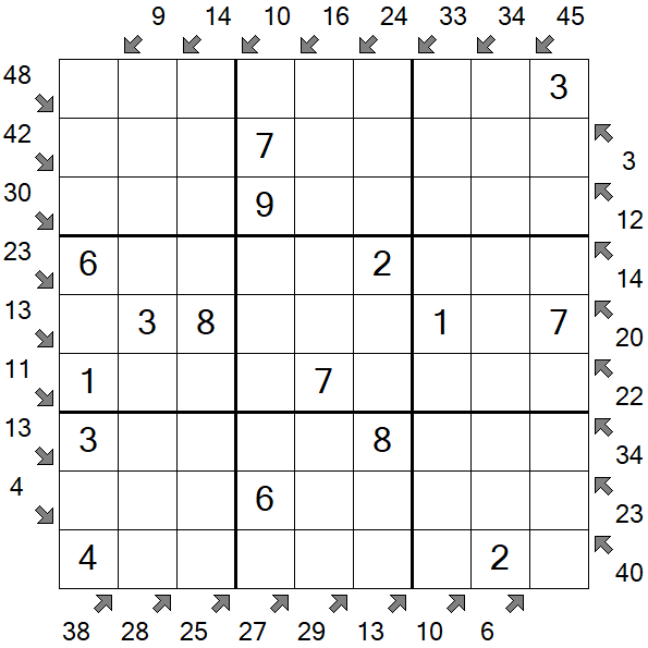 Little Killer Sudoku - Einfach