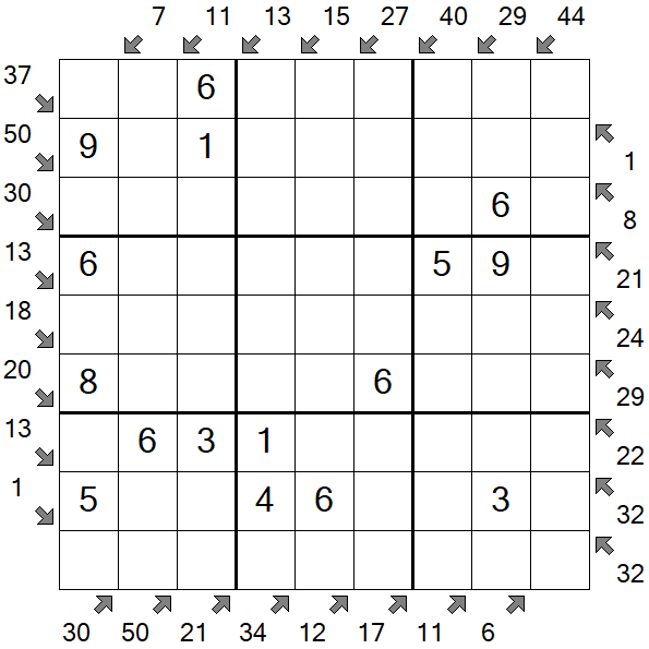 Little Killer Sudoku - Einfach