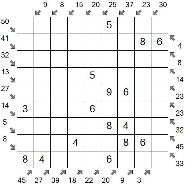 Little Killer Sudoku - Einfach