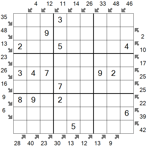 Little Killer Sudoku - Easy