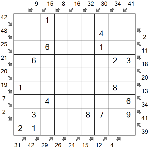 Little Killer Sudoku - Einfach