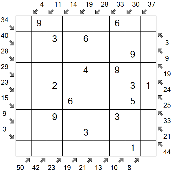 Little Killer Sudoku - Easy