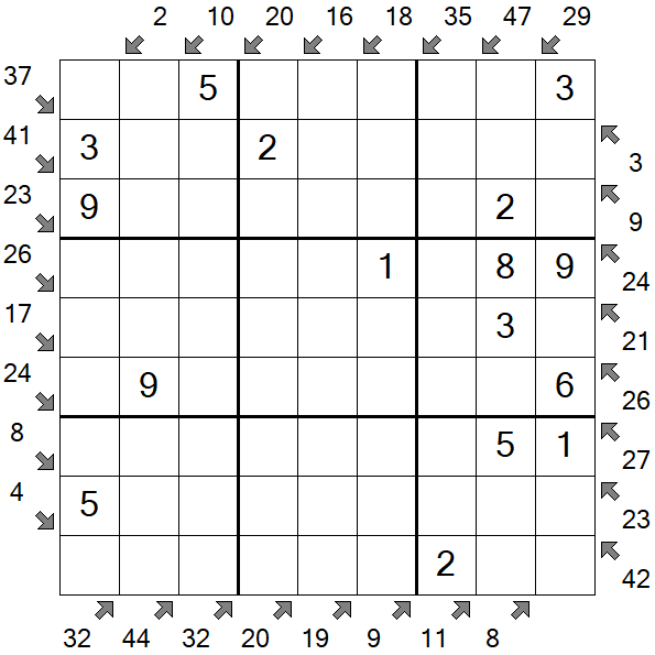 Little Killer Sudoku - Einfach