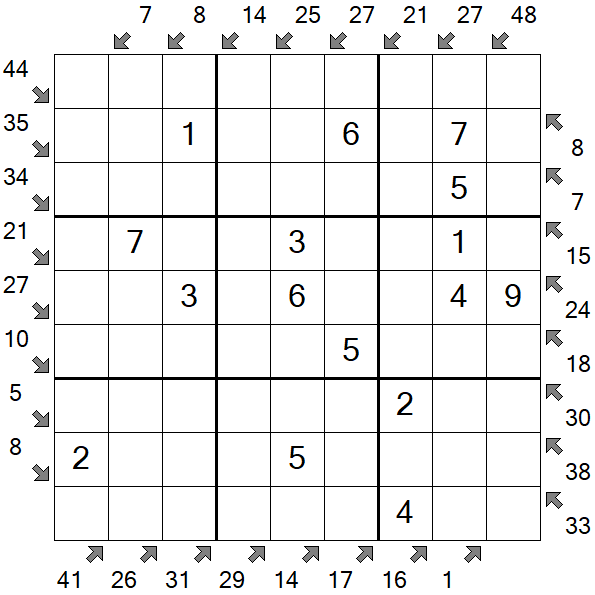 Little Killer Sudoku - Einfach