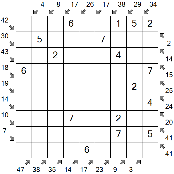 Little Killer Sudoku - Einfach