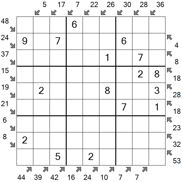 Little Killer Sudoku - Easy