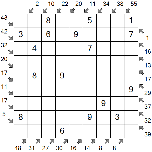 Little Killer Sudoku - Easy
