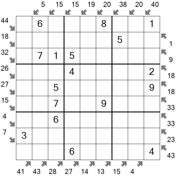 Little Killer Sudoku - Easy