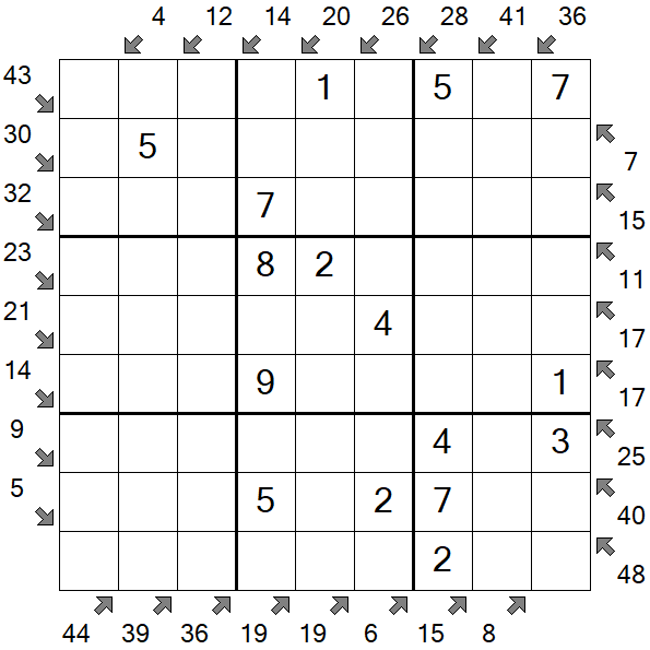 Little Killer Sudoku - Easy