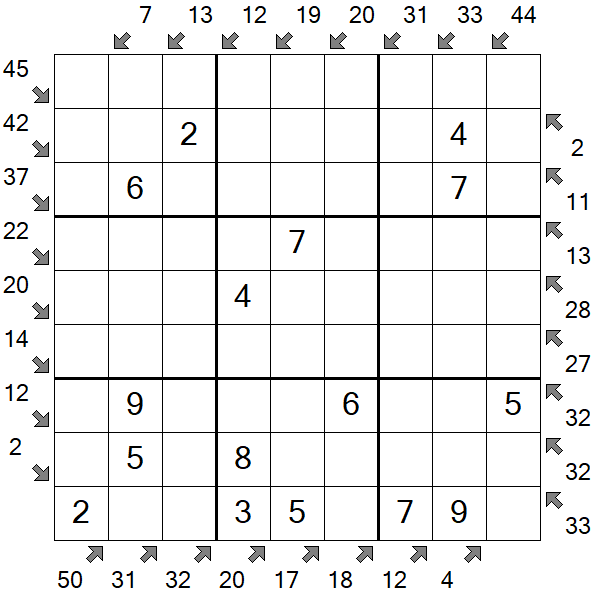 Little Killer Sudoku - Easy