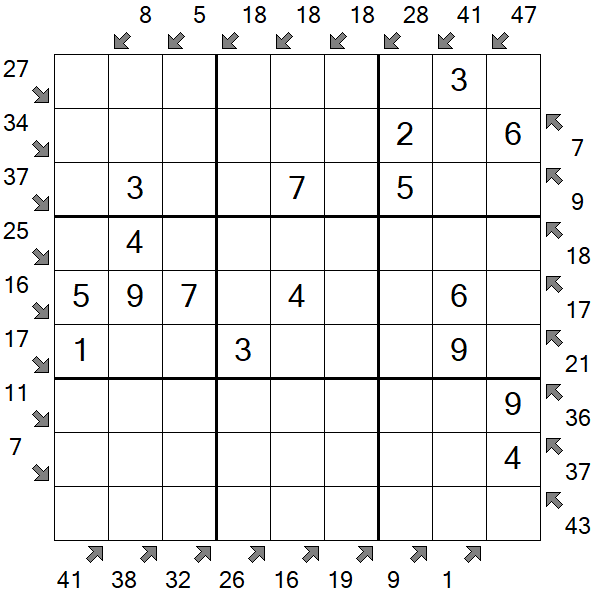Little Killer Sudoku - Easy