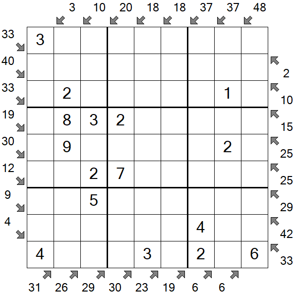 Little Killer Sudoku - Easy