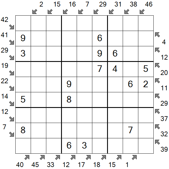 Little Killer Sudoku - Easy