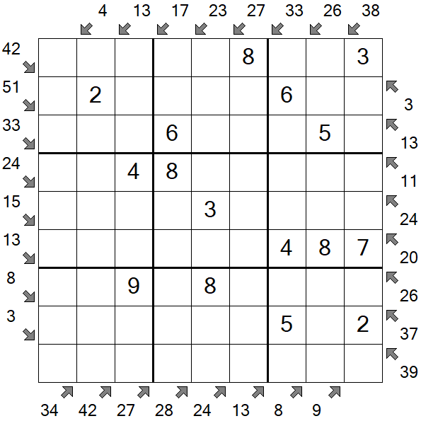 Little Killer Sudoku - Easy