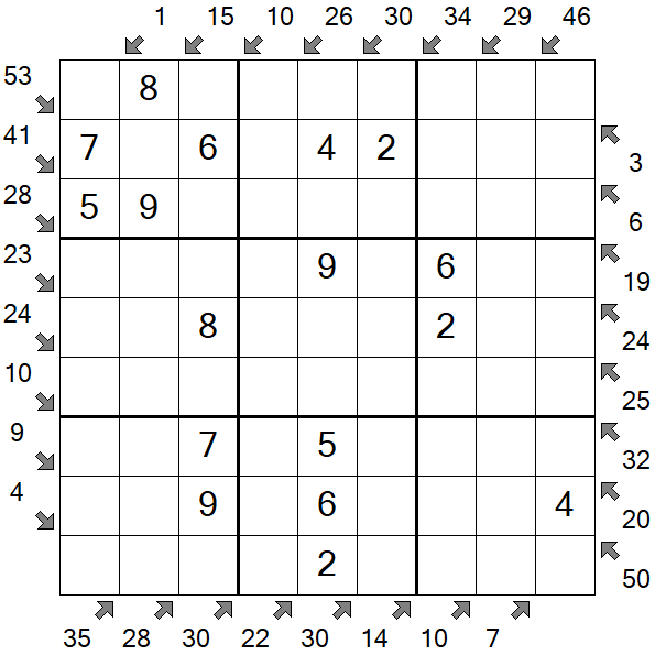 Little Killer Sudoku - Easy