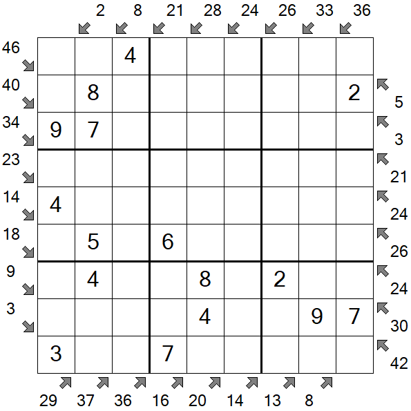 Little Killer Sudoku - Easy