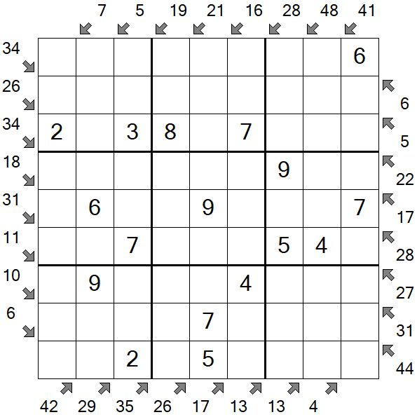 Little Killer Sudoku - Easy