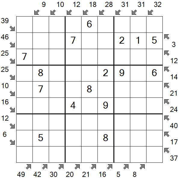 Little Killer Sudoku - Easy