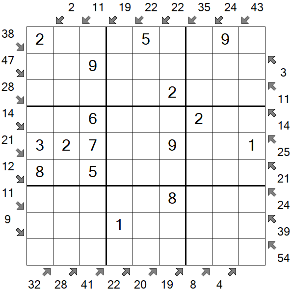 Little Killer Sudoku - Easy