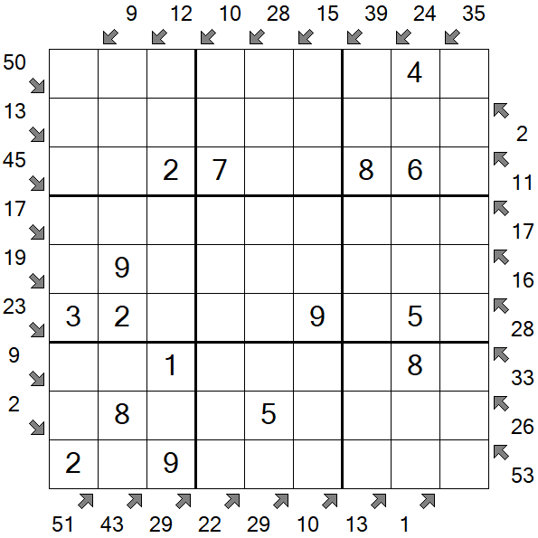 Little Killer Sudoku - Easy