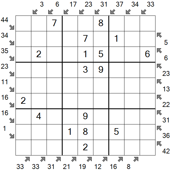 Little Killer Sudoku - Easy