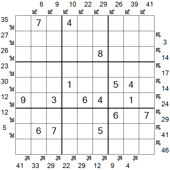 Little Killer Sudoku - Simple