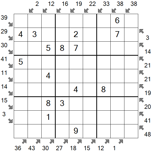 Little Killer Sudoku - Simple